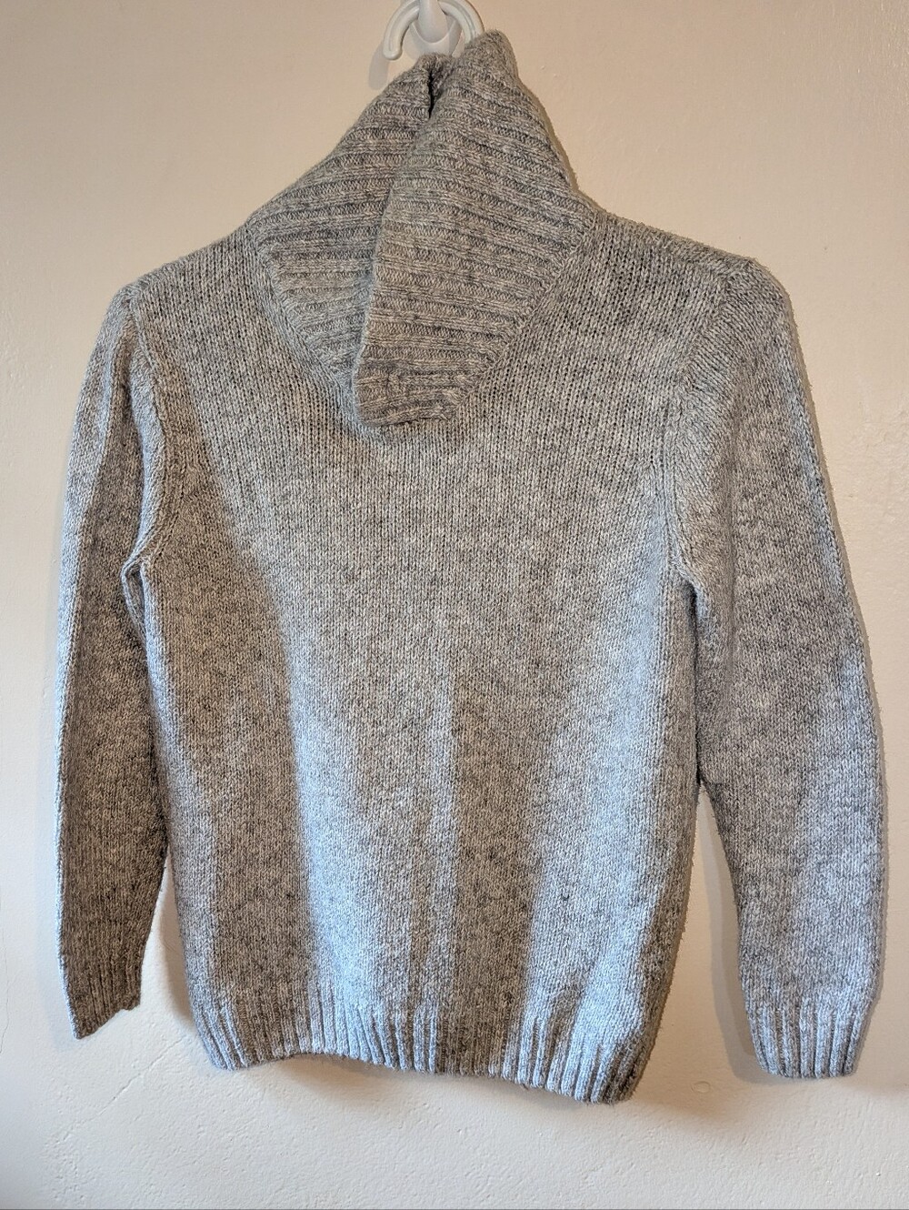urban pipeline Gray Shawl Collar Kids Sweater